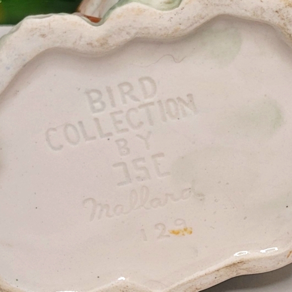 Bird Collection by JSC Mallard Duck 129 Vintage Statue Japan Shafford Excellent - Picture 9 of 13